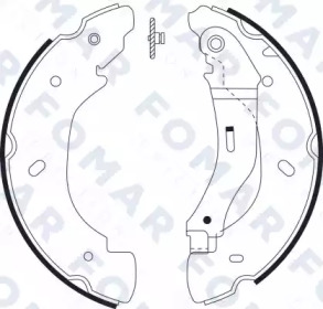 Комлект тормозных накладок (FOMAR Friction: FO 9064)